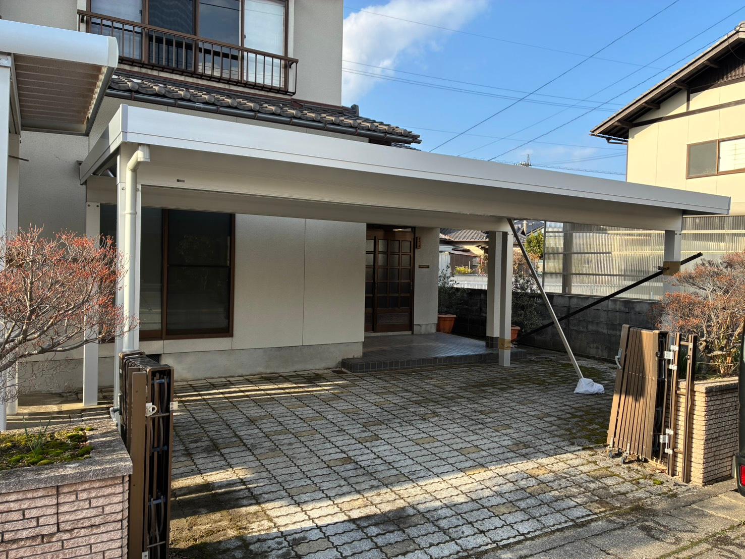 アルミ製カーポート施工業務
