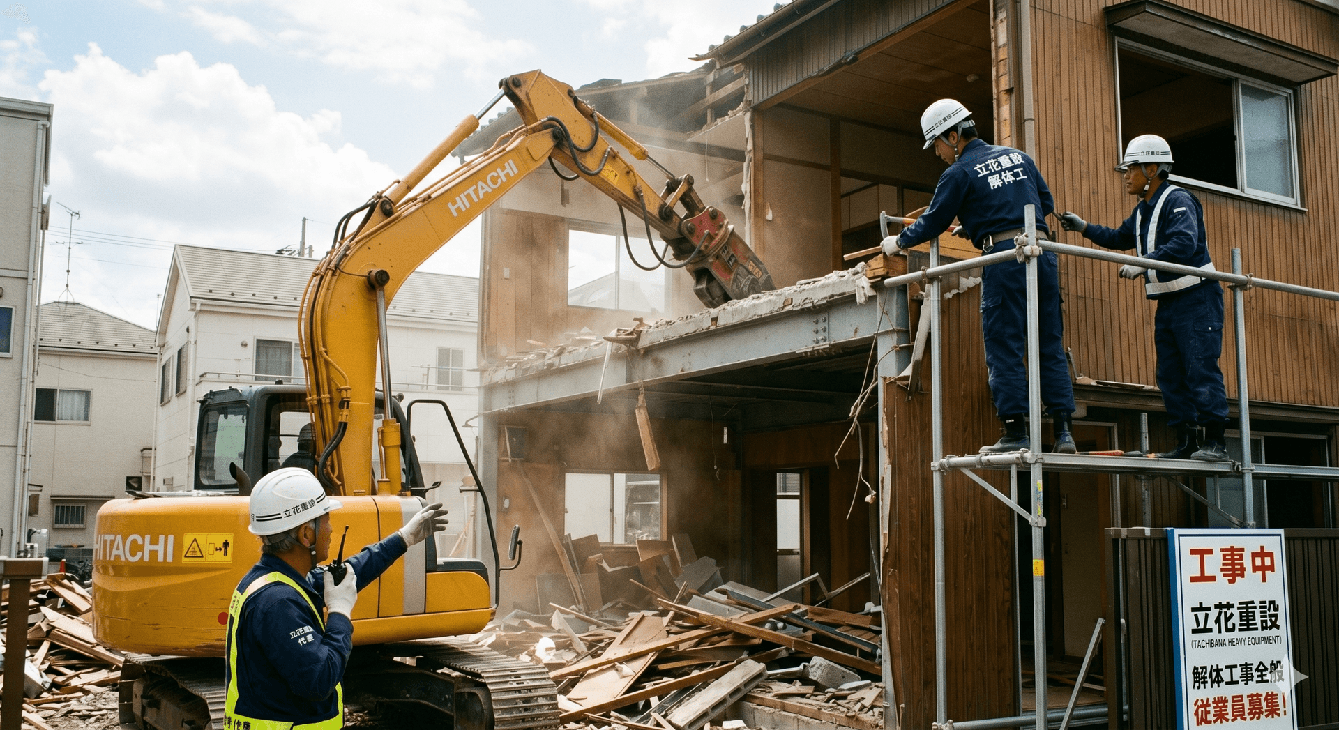 【関西・東海・四国】スタートアップ企業で挑む解体工👷特別な資格不要、やる気と実力を100%評価！